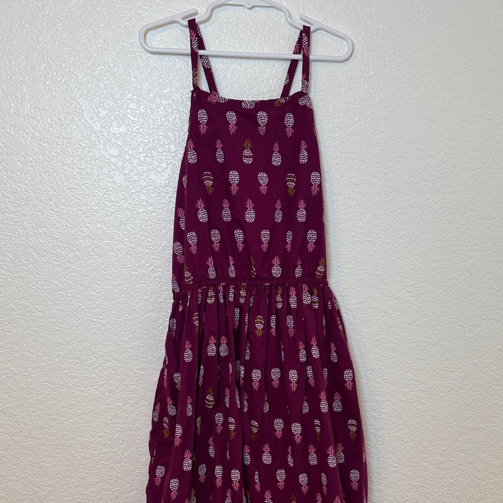 Carter's Maroon Pineapple-Print Sundress